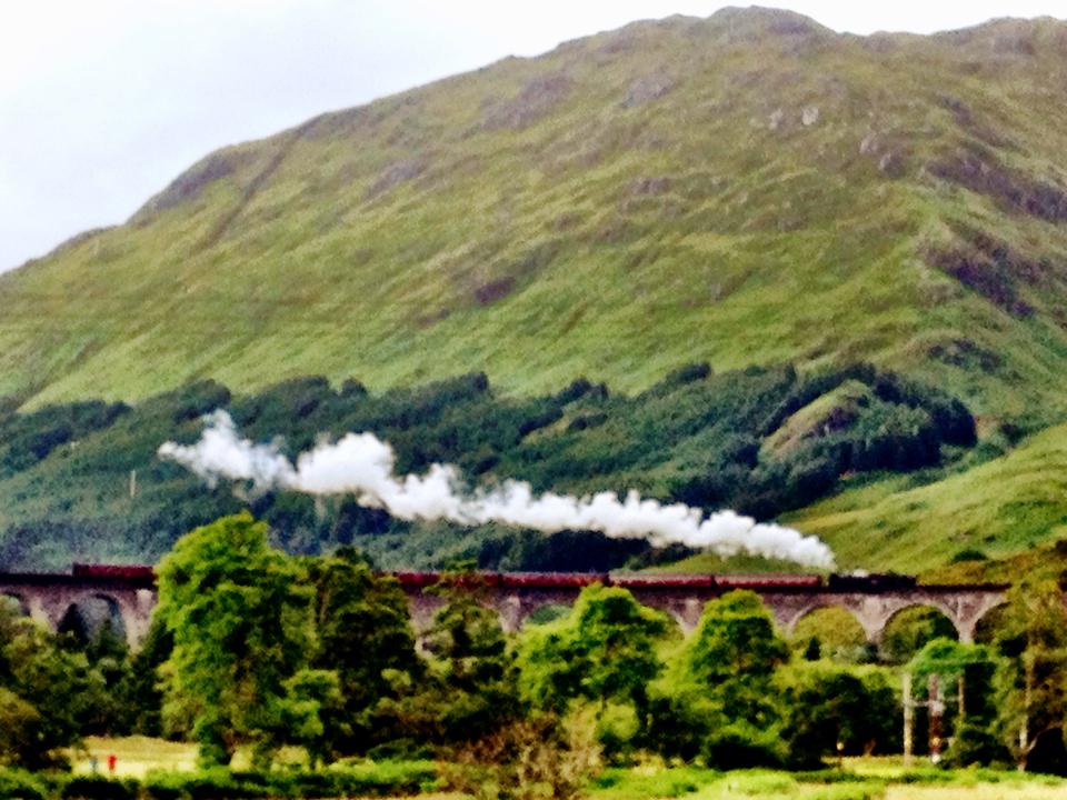 Glenfinnan Viaduct, Jacobite Express, Harry Potter, steam train, Scotland, Hogwarts Express